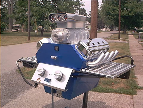 Neatorama Blog Archive Muscle Car BBQ Grill