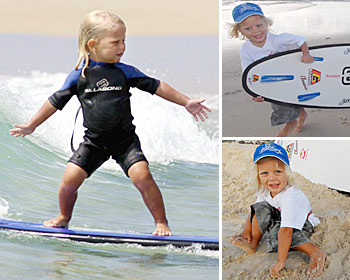 World's youngest surfer?