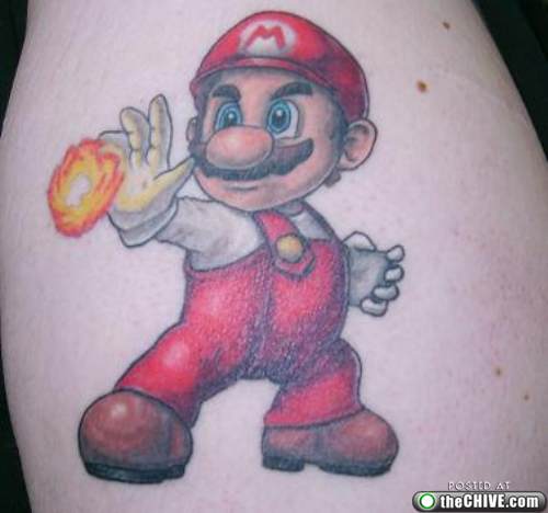 Depending on how you feel about Nintendo and tattoos you may love or hate 