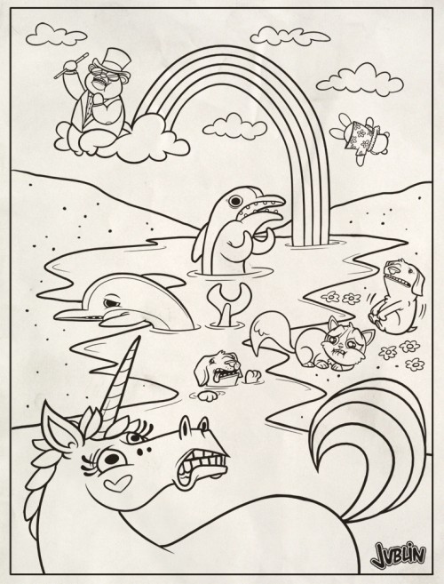 lisa frank inc coloring pages - photo #16