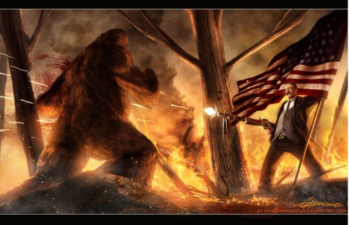 Teddy Roosevelt vs. Bigfoot - Neatorama