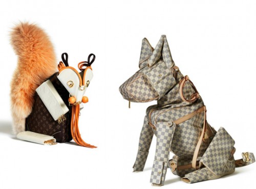 Cool Animal Sculptures Made From Louis Vuitton Items - Neatorama