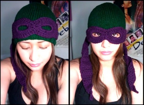 crochet ninja turtles mask