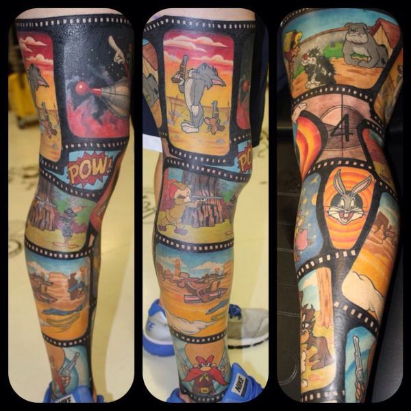 Awesome Tattoo Is Filled with Classic Tattoos  Neatorama