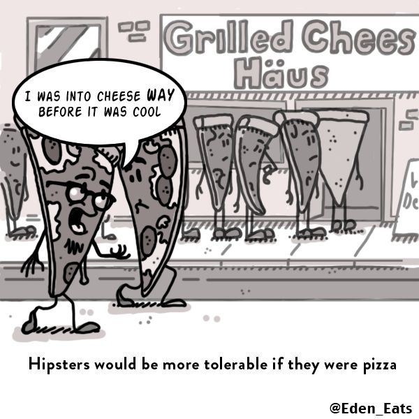 hipster cartoon