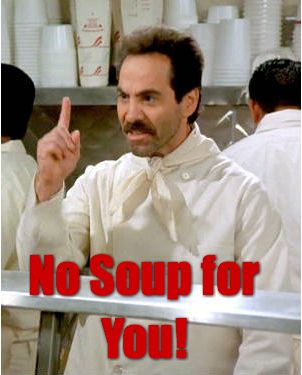 Image result for Seinfeld soup nazi image