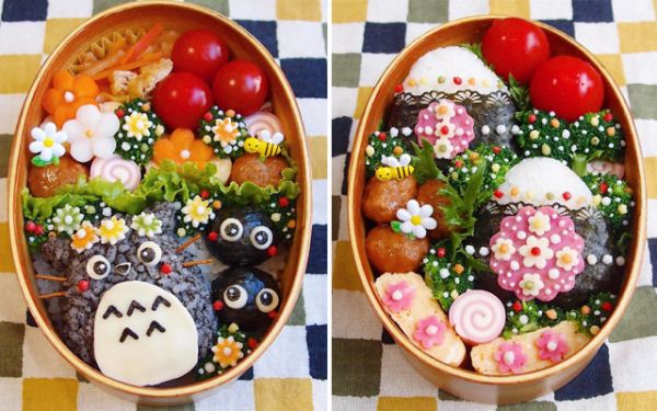 Japanese Woman Creates Cute Pop Culture Bento Boxes for Her Husband